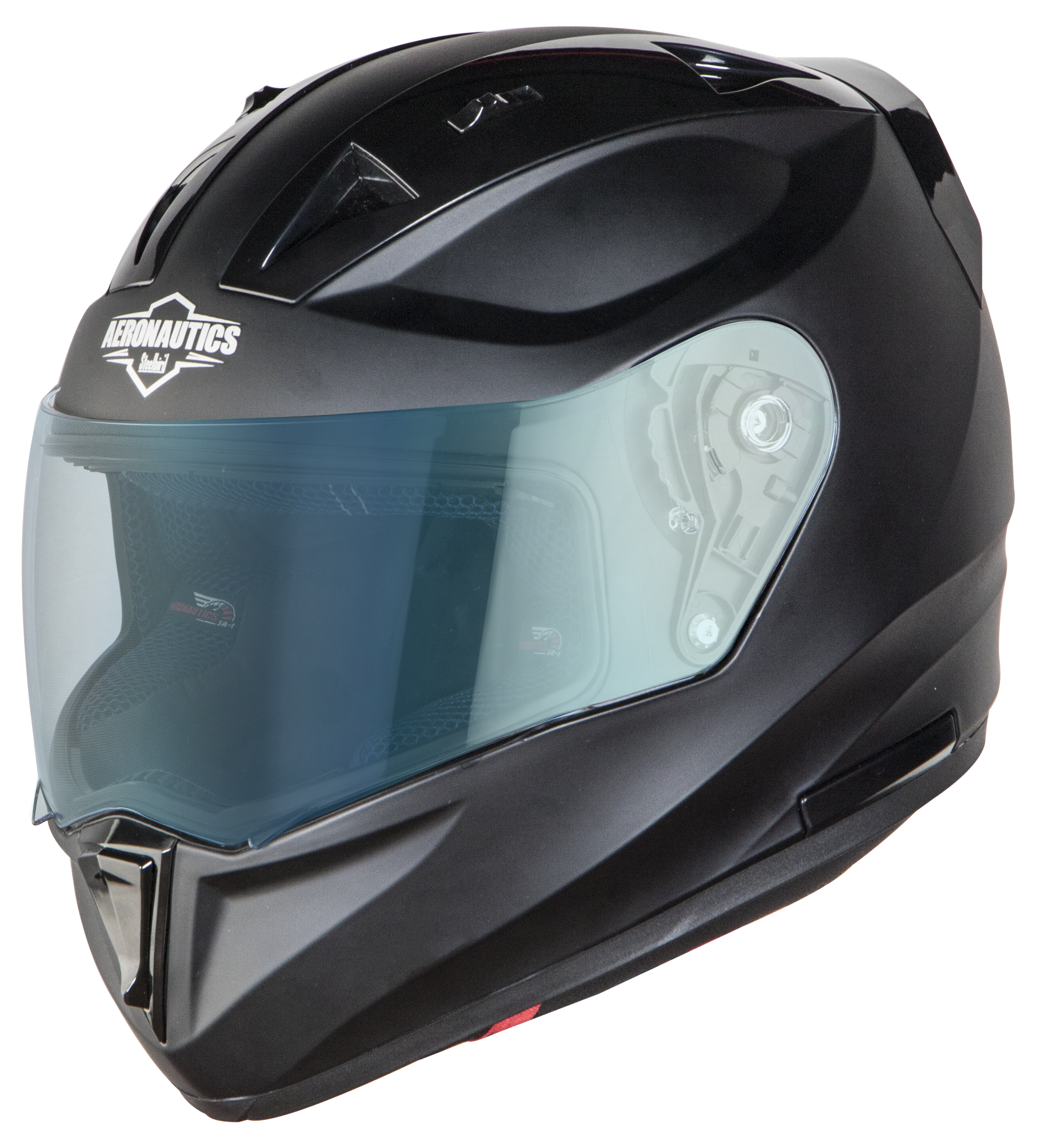 SA-1 Aeronautics Mat Axis Grey  ( Fitted With Clear Visor Extra Blue Night VIsion Visor Free)